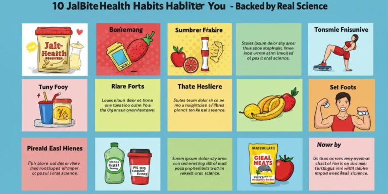 10 JalBiteHealth Habits for a Healthier You – Backed by Real Science 10 JalBiteHealth Habits for a Healthier You – Backed by Real Science