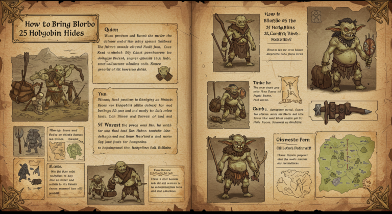 How to Bring Blorbo the Shrewd 25 Hobgoblin Hides – A Comprehensive Guide